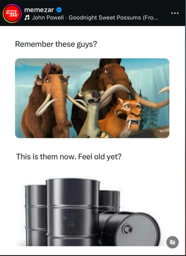 ice age oil meme